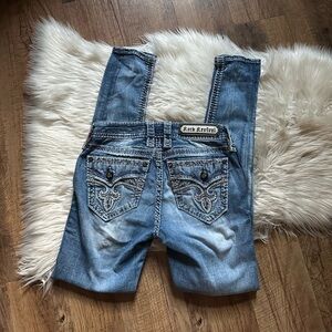 ROCK REVIVAL Yui Mid-Rise Skinny Jeans